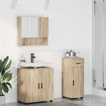 vidaXL Bathroom Furniture Set 3 pcs 61 x 35 x 64 cm