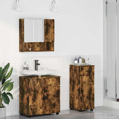 vidaXL Bathroom Furniture Set 3 pcs 61 x 35 x 64 cm