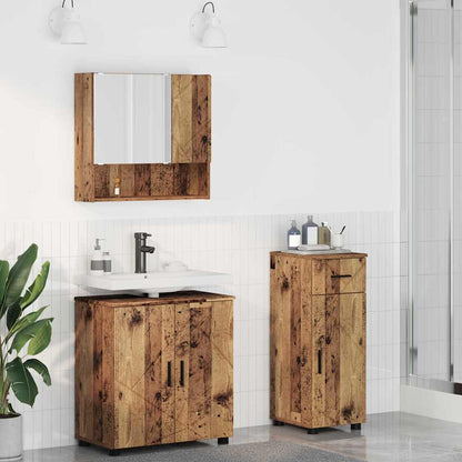 vidaXL Bathroom Furniture Set 3 pcs 61 x 35 x 64 cm