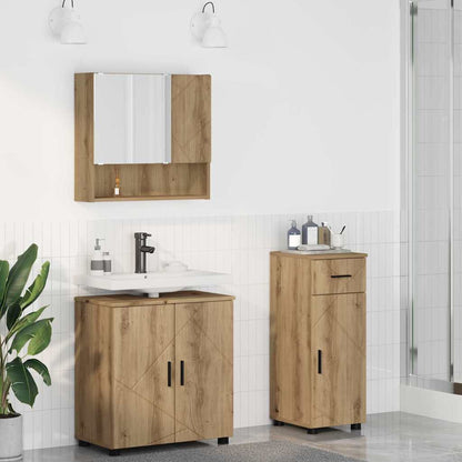 vidaXL Bathroom Furniture Set 3 pcs 61 x 35 x 64 cm