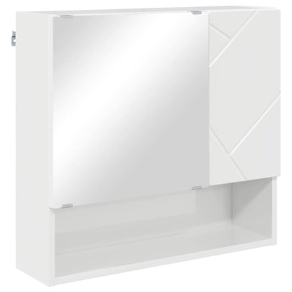 vidaXL Bathroom Furniture Set 4 pcs High Gloss White 61 x 35 x 64 cm 6
