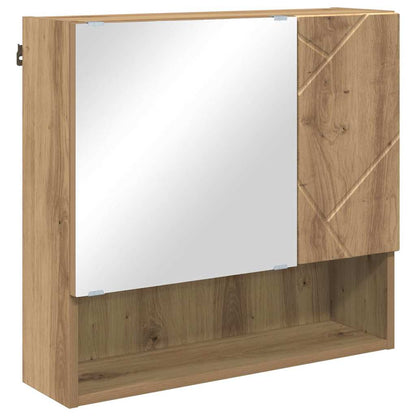 vidaXL Bathroom Furniture Set 4 pcs Artisan Oak 61 x 35 x 64 cm 6