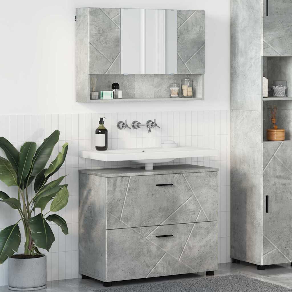 vidaXL Bathroom Furniture Set 2 pcs