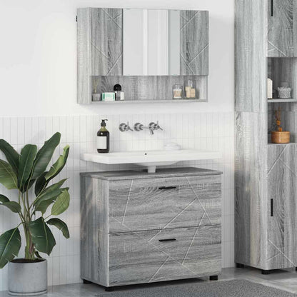 vidaXL Bathroom Furniture Set 2 pcs