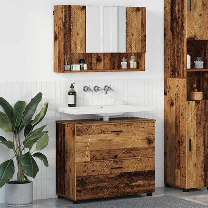 vidaXL Bathroom Furniture Set 2 pcs