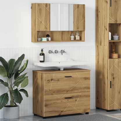 vidaXL Bathroom Furniture Set 2 pcs