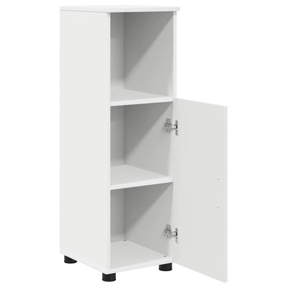 vidaXL Bathroom Furniture Set 3 pcs White Engineered Wood and Metal 6