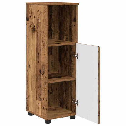 vidaXL Bathroom Furniture Set 3 pcs Old Wood Engineered Wood and Metal 6