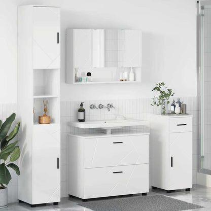 vidaXL Bathroom Furniture Set 4 pcs