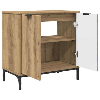 vidaXL Bathroom Furniture Set 2 pcs Artisan Oak 5