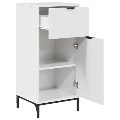 vidaXL Bathroom Furniture Set 3 pcs High Gloss White 6