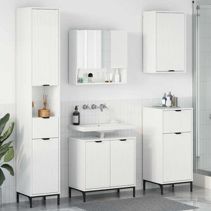 vidaXL Bathroom Furniture Set Engineered wood, Metal