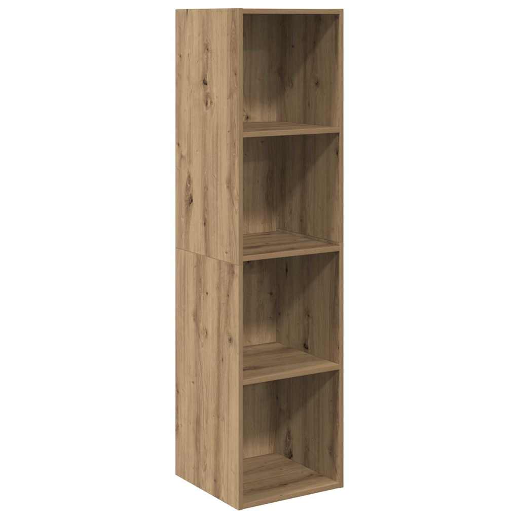 4 Piece TV Cabinet Set Engineered Wood Artisan oak