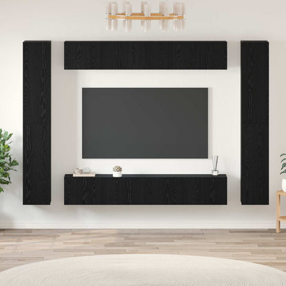 vidaXL TV Cabinet Set Engineered Wood 10