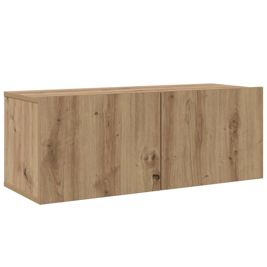 vidaXL TV Cabinet Set 6 pcs Artisan Oak Engineered Wood 5