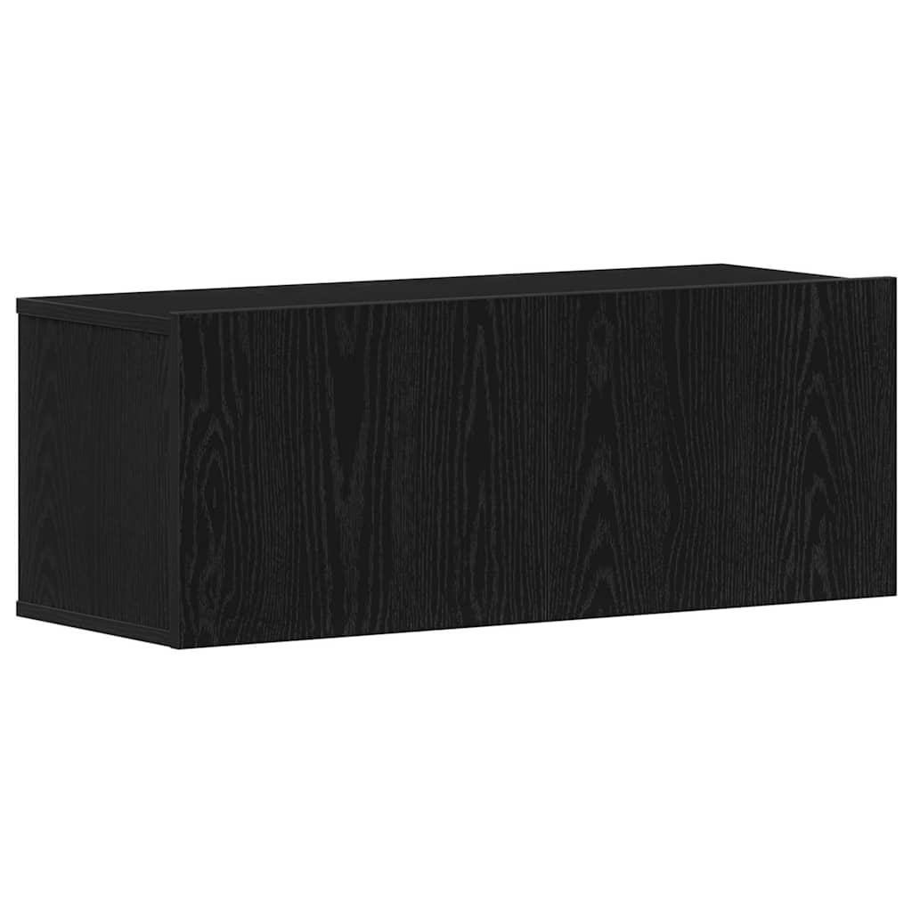 vidaXL TV Cabinet Set 5 pcs Black Oak Engineered Wood 6