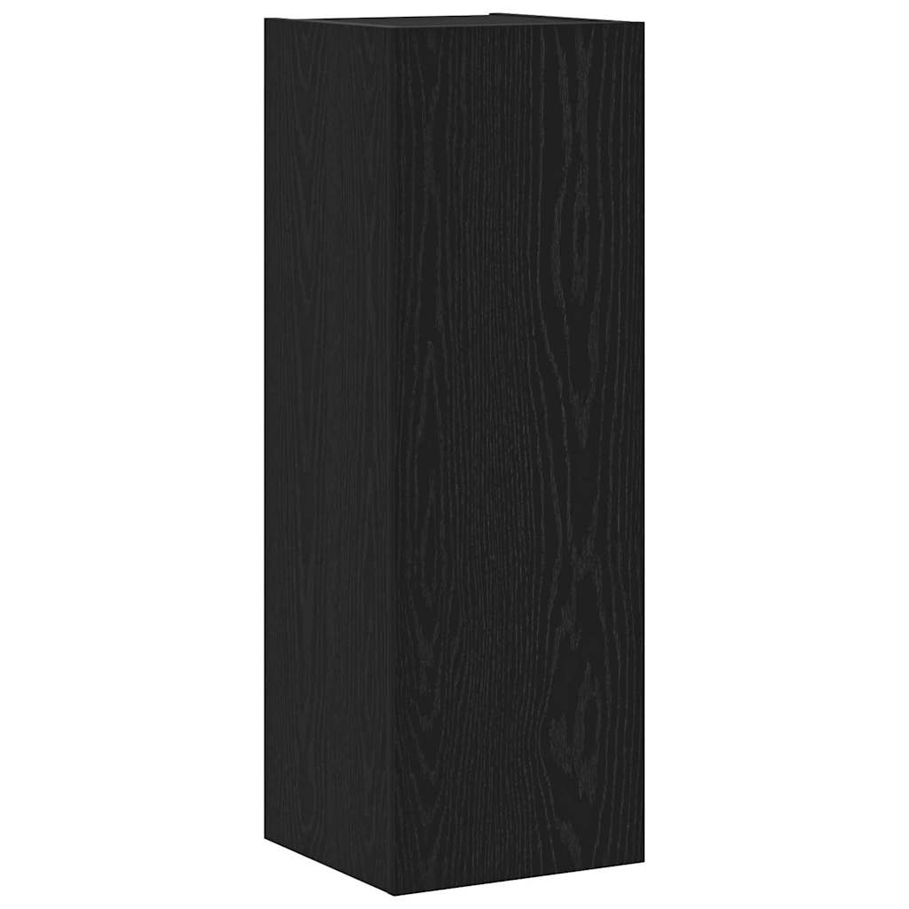 vidaXL TV Cabinet Set 6 pcs Black Oak Engineered Wood 5
