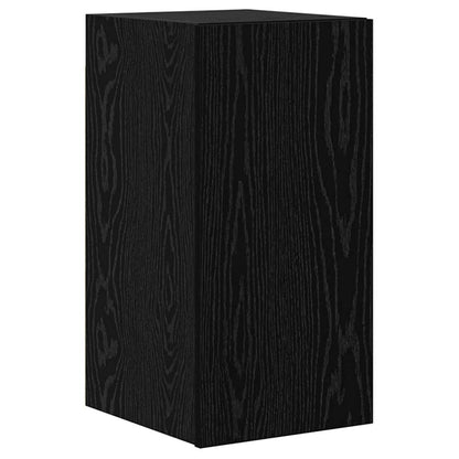 vidaXL Wall TV Cabinet 3 pcs Black Oak Engineered Wood 5