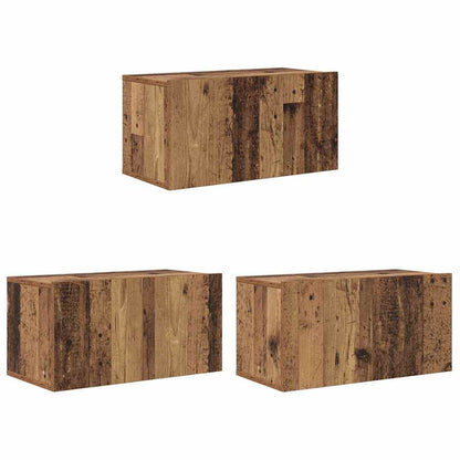 vidaXL TV Cabinet Set 8 pcs Old Wood 5