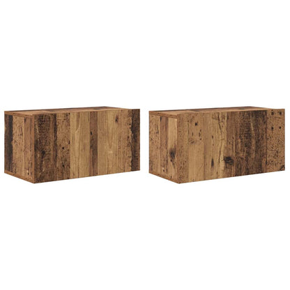 vidaXL TV Cabinet Set 8 pcs Old Wood 6