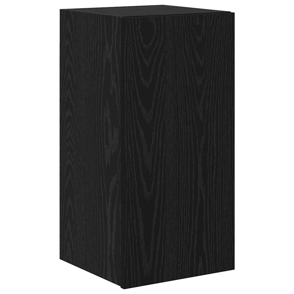 vidaXL TV Cabinet Set 6 pcs Black Oak Engineered Wood 5