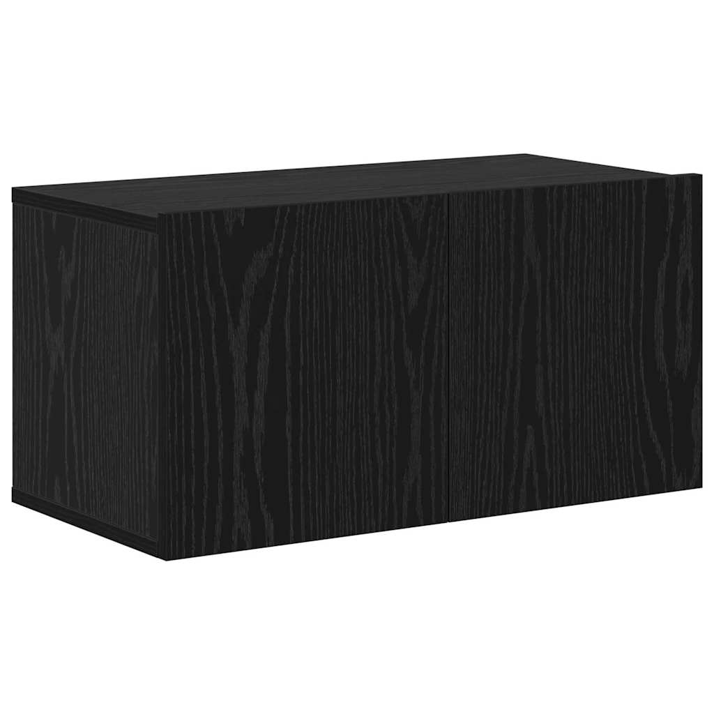 vidaXL TV Cabinet Set 6 pcs Black Oak Engineered Wood 6