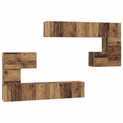 Wall-mounted TV Cabinet Engineered Wood Old wood