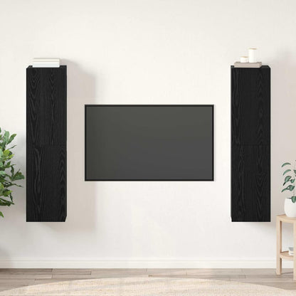 vidaXL 4 Piece TV Cabinet Set 30.5x30x60 cm Engineered Wood