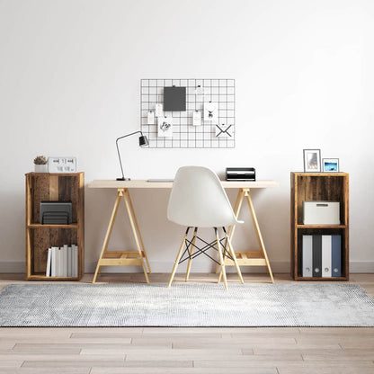 2 Piece TV Cabinet Set 72x35x36.5 cm Engineered Wood Old wood