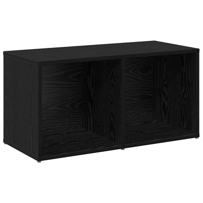 2 Piece TV Cabinet Set 72x35x36.5 cm Engineered Wood Black oak