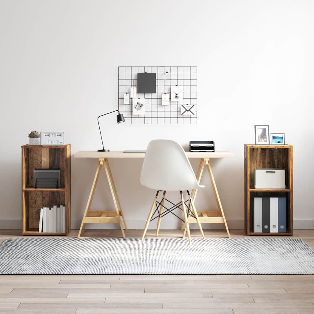 2 Piece TV Cabinet Set 72x35x36.5 cm Engineered Wood Old wood