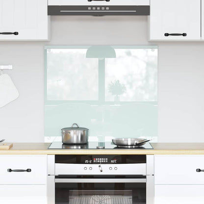 Kitchen Backsplash 70 x 40 cm Tempered Glass Milk 70 cm 60 cm