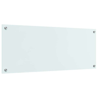 Kitchen Backsplash 70 x 40 cm Tempered Glass Milk 100 cm 40 cm