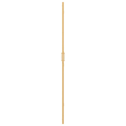 vidaXL Walk-In Shower Wall Folding Gold 120 x 6.5 x 190 cm 6