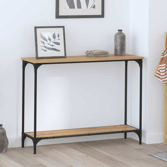 Console Table 101x30,5x75 cm Engineered Wood Artisan oak 101 cm