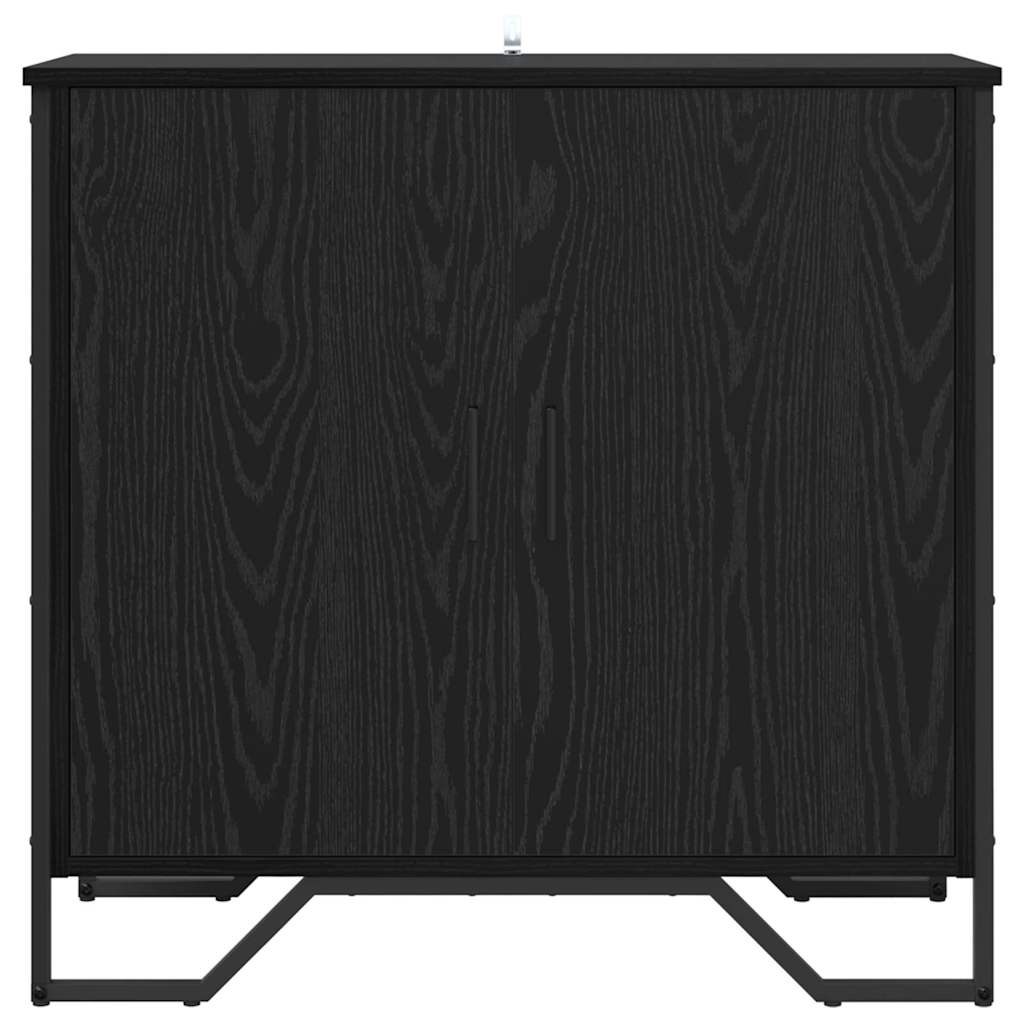 Sideboard 78x35,5x74,5 cm Engineered Wood Black oak