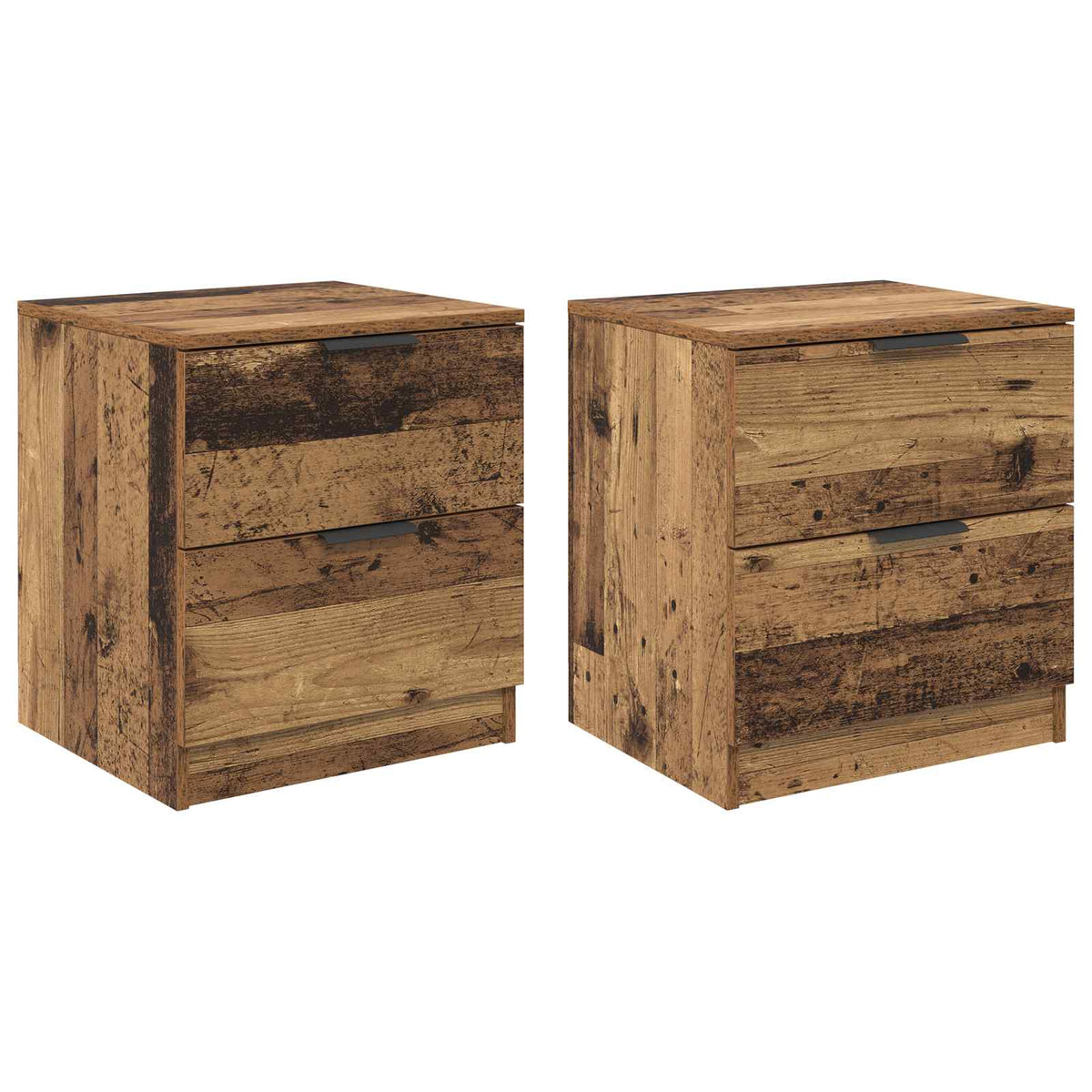 Bedside Cabinets Engineered Wood Old wood