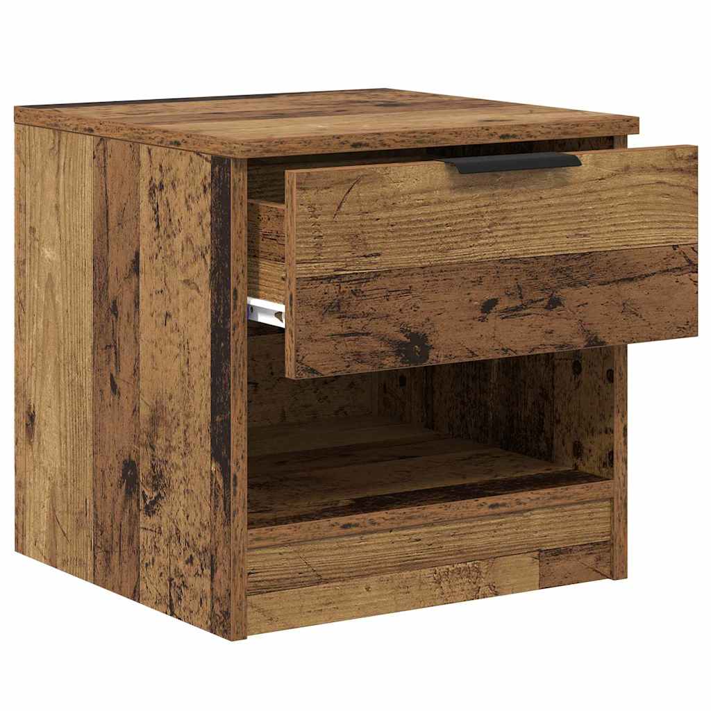 Bedside Cabinets Engineered Wood Old wood