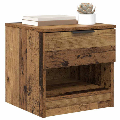 Bedside Cabinets Engineered Wood Old wood
