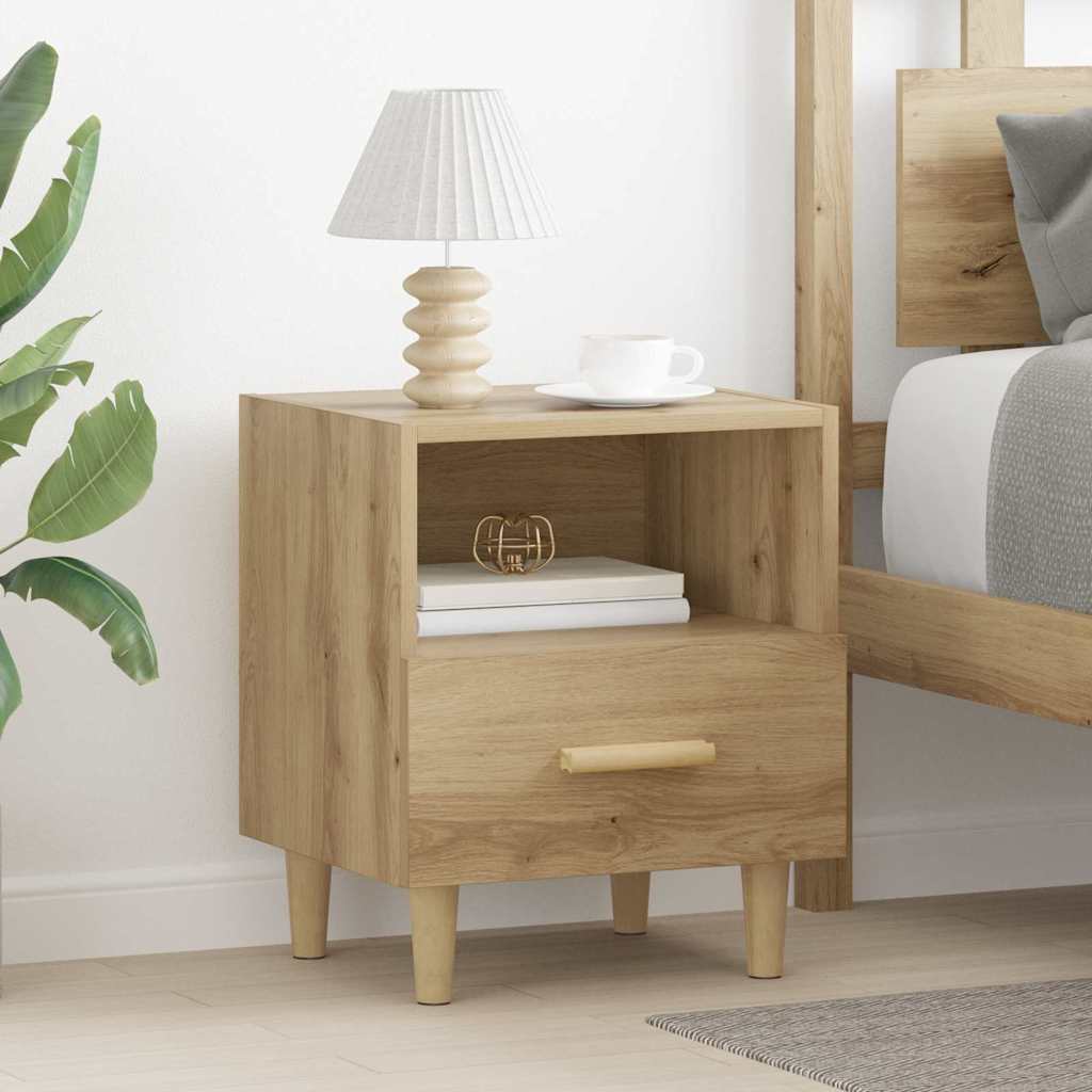Bedside Cabinets 40x35x47 cm Artisan oak 2
