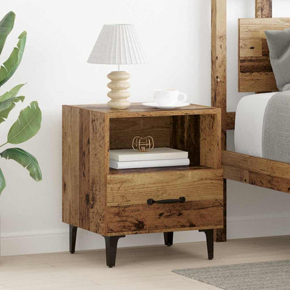 Bedside Cabinets Engineered Wood Old wood 2