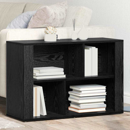 Sideboard 80x30x54 cm Engineered Wood Black oak