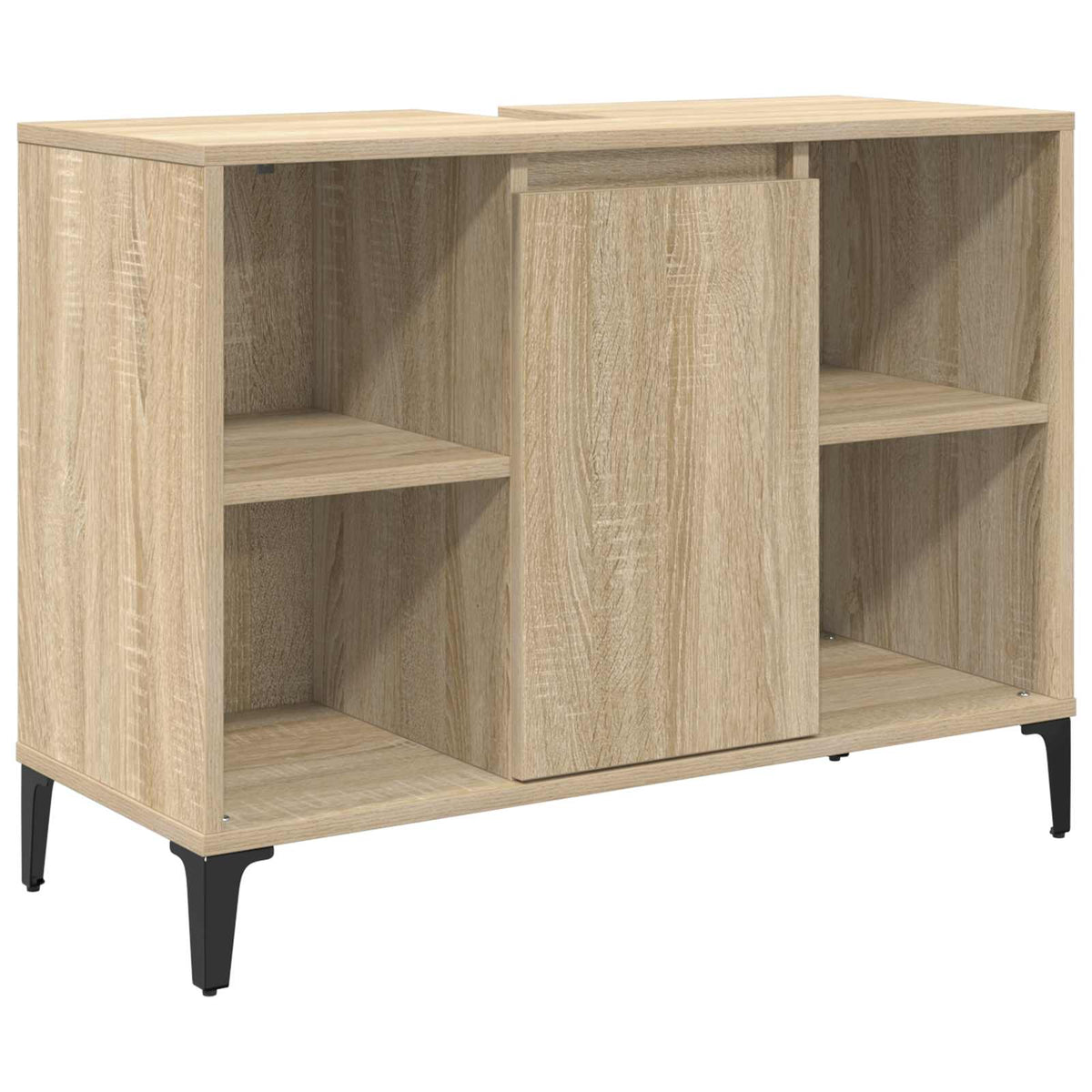 Sink Cabinet 80x33x60 cm Engineered Wood Sonoma oak