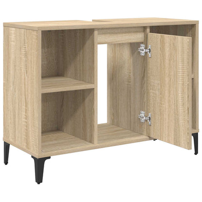 Sink Cabinet 80x33x60 cm Engineered Wood Sonoma oak