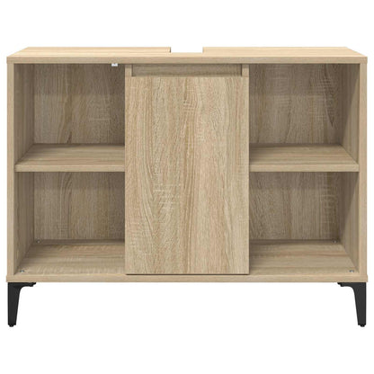 Sink Cabinet 80x33x60 cm Engineered Wood Sonoma oak
