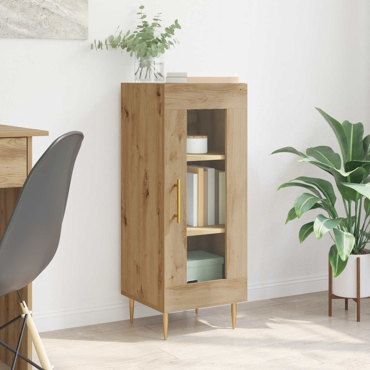 Sideboard 34,5x34x90 cm Engineered Wood Artisan oak