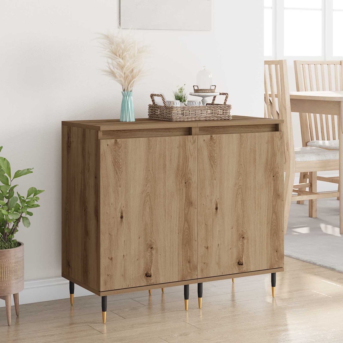 Sideboard 40x35x70 cm Engineered Wood Artisan oak
