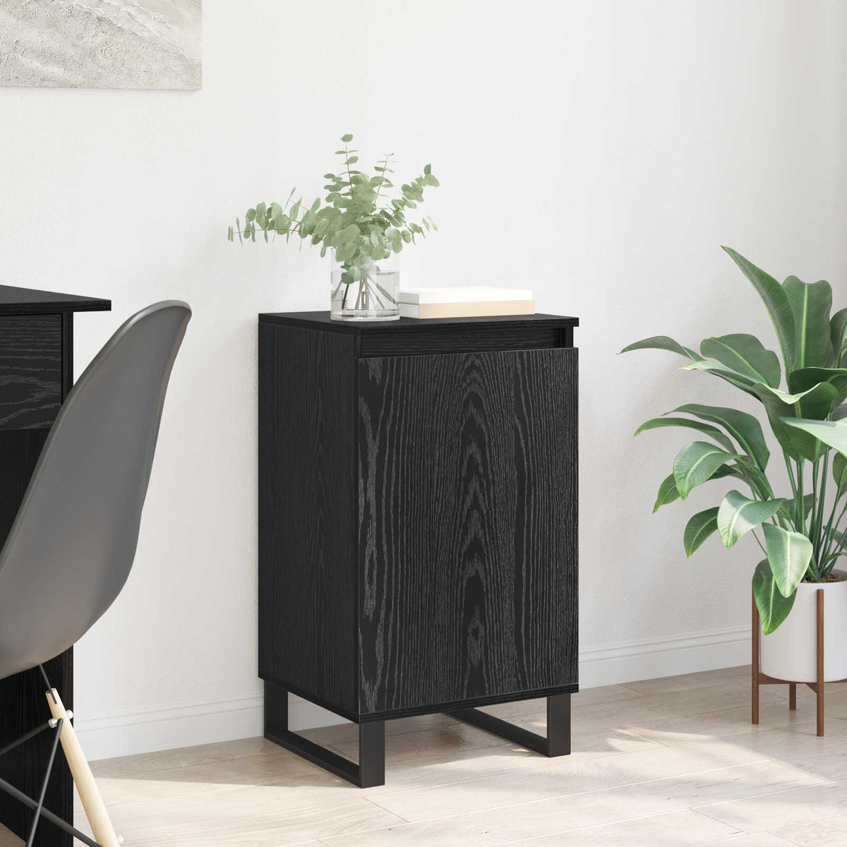 Sideboards 40x35x70 cm Engineered Wood Black oak 1