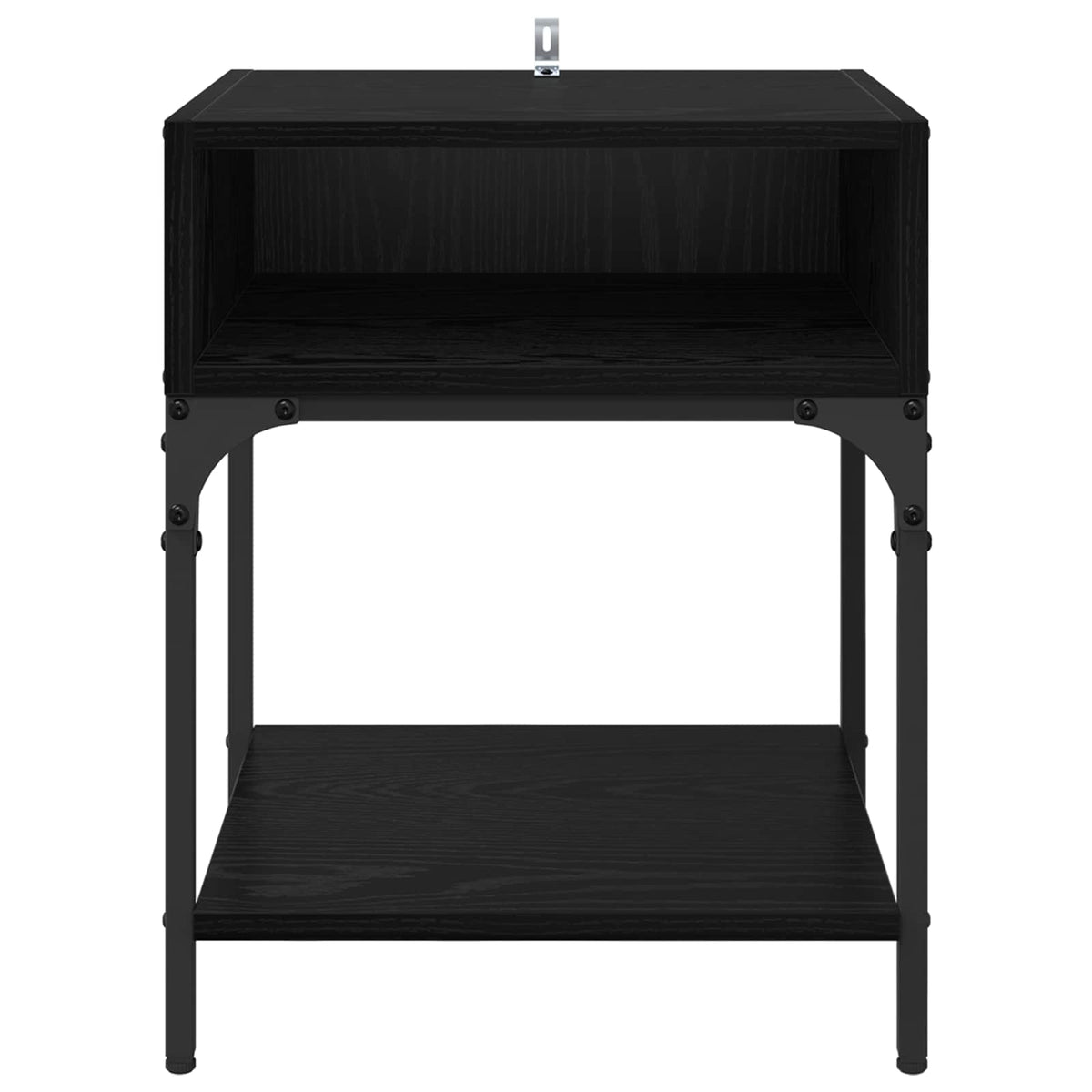 Bedside Table 40 x 40 x 50 cm Engineered Wood Black oak