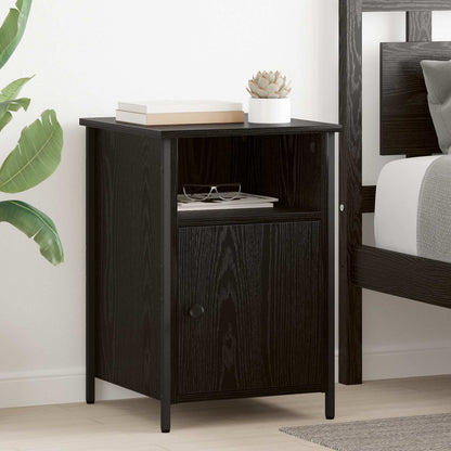 Bedside Cabinets 40x42x60 cm Engineered Wood Black oak 2